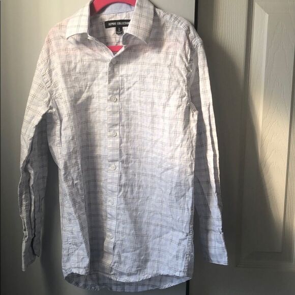 🍭6/$30 Report Collection Button Down - S / 8 - Picture 1 of 6